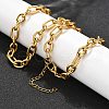 304 Stainless Steel Cable Chain Necklaces NJEW-R023-11G-1