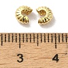 Brass Crimp Beads Covers X-FIND-Z039-13B-G-3