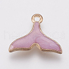 Zinc Alloy Enamel Pendants PALLOY-I124-06G-C-1