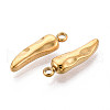 304 Stainless Steel Pendants STAS-T065-77G-2