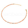 Bohemian Style Synthetic Imperial Jasper Tube Beaded Necklaces TD3612-3-1