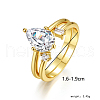 925 Sterling Silver Pave Cubic Zirconia Stackable Rings HL5195-2-4