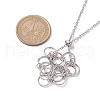 304 Stainless Steel Cable Chain Necklaces NJEW-JN04712-02-3