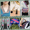 7M Ethnic Style Polyester Flower Jacquard Ribbons OCOR-WH0091-72A-01-6