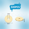 Unicraftale 500Pcs Brass Spacer Beads KK-UN0002-09-3