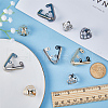 Gorgecraft 12Pcs 6 Styles Iron & Alloy Toe Cap Covers FIND-GF0005-12-3