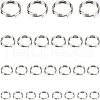 Unicraftale 304 Stainless Steel Split Rings STAS-UN0006-83P-1
