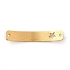304 Stainless Steel Connector Charms STAS-G294-03G-04-3