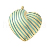304 Stainless Steel Pendants STAS-V003-03G-08-1