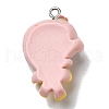 Opaque Resin Pendants RESI-D055-050P-3