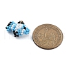Seed Beads Beaded Charms PALLOY-MZ00382-4