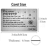Rectangle 201 Stainless Steel Custom Blank Thermal Transfer Wallet Card DIY-WH0252-024-2