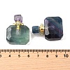 Gemstone Perfume Bottle Pendants G-L623-11G-4
