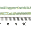 Electroplate Glass Beads Strands GLAA-P068-AB07-4