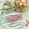 ARRICRAFT 10 Yards Polyester Pom Pom Ball Tassel Ribbons DIY-AR0004-06-5