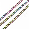 Ion Plating(IP) 304 Stainless Steel Figaro Chains CHS-H007-30MC-2