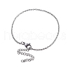 304 Stianless Steel Cable Chain Bracelet Making STAS-CJ0001-134P-3