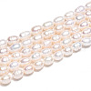 Natural Cultured Freshwater Pearl Beads Strands PEAR-N012-05Y-5