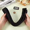 Tie a Knot Cloth Waist Belts with Buckle AJEW-WH20003-08C-3