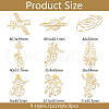 Nickel Decoration Stickers DIY-WH0450-126-2