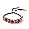MIYUKI Glass Seed Beads Slider Bracelets BJEW-MZ00159-3