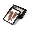 Rectangle Valentines Day Presents Packages Cardboard Jewelry Set Boxes CBOX-S001-90x65mm-02-5
