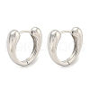 Brass Hoop Earrings EJEW-L211-010K-P-1