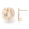 Brass Stud Earring Finding KK-L208-21G-1-3