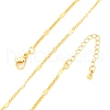 Brass Curb Chains Necklaces for Women NJEW-D302-07G-2