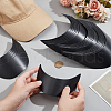  24Pcs 4 Styles Plastic Hat Brim Board for Peaked Cap AJEW-NB0006-26A-4