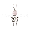 8Pcs Butterfly Tibetan Style Alloy Charms PALLOY-JF03506-3