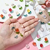 100Pcs 2 Styles Transparent Glass Beads GLAA-YW0003-44-3