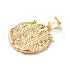 Real 18K Gold Plated Zodiac Theme Brass Pendants KK-M273-04E-G-2