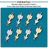 Unicraftale 8Pcs 2 Colors 304 Stainless Steel Connector Charms STAS-UN0035-78-4