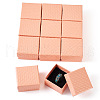Rhombus Textured Cardboard Ring Gift Storage Boxes CON-TAC0001-07B-1