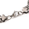 Tarnish Resistant 201 Stainless Steel Byzantine Chain Bracelets BJEW-B078-71P-3