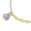 Glass Seed Beads Braided Bracelets BJEW-MZ00176-06-4