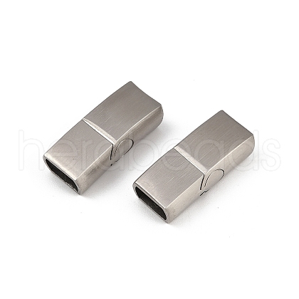 304 Stainless Steel Watch Band Clasps STAS-C127-15P-1