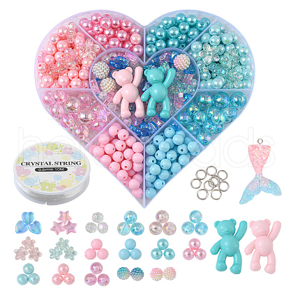 DIY Candy Color Jewelry Set Making Kits DIY-YW0004-90C-1