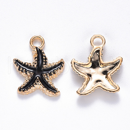 Alloy Enamel Pendants ENAM-S121-023B-1