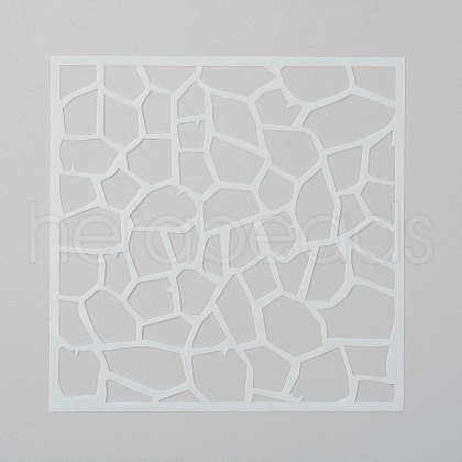 Geometric Plastic Reusable Painting Stencils DIY-E021-02H-1