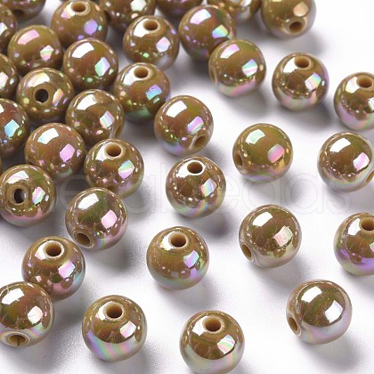 Opaque Acrylic Beads MACR-S370-D10mm-29-1