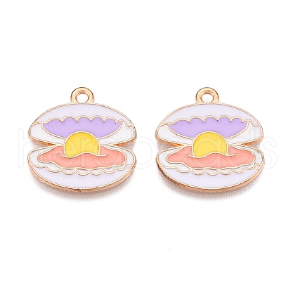 Alloy Enamel Pendants ENAM-T020-44-RS-1