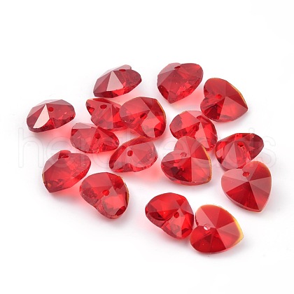 Romantic Valentines Ideas Glass Charms X-G030V14mm-09-1