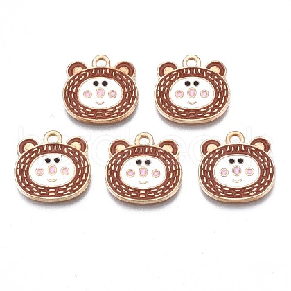 Alloy Enamel Pendants ENAM-N054-74C-1