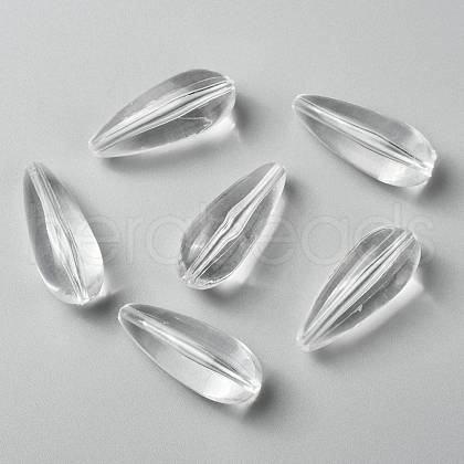 Transparent Acrylic Beads X-PL6315Y-1