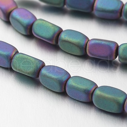 Electroplate Non-magnetic Synthetic Hematite Bead Strands G-F300-40B-F02-1
