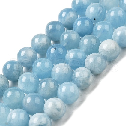 Natural Aquamarine Beads Strands G-I349-A01-01G-1