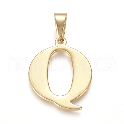 304 Stainless Steel Pendants STAS-F106-95G-Q-1