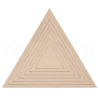 Poplar Wood Sheets & Rings DIY-WH0530-14-1